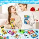 Valentines Day Gifts for Kids Classroom, 24 Pack Valentines Day Cards with Basketball Shooting Game, Basketball Toy for School Valentines Exchange Prizes, Valentines Party Favors for Boys Girls