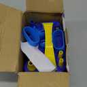 NuLink Balloon Pump Electric Portable Dual Nozzle Balloon Blower Pump Inflation for Decoration, Party (Blue, Yellow)