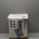 Westinghouse Heated Blanket Queen Size, Soft Flannel to Sherpa Electric Blanket with 10 Heating Levels, 12 Hours Auto Off, Fast Heating Blanket, Machine Washable, 84x90 Inch, Light Grey