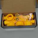Gas Can Spout Replacement Kit, Gas Can Nozzle Replacement (2 Kit-Yellow) All gaskets are installed and ready to use upon receipt. For 1/2/5/10 gallon gas can. Easy and convenient to use