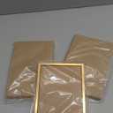 BKABOT 4x6 Picture Frame Set of 3, Gold Metal Photo Frames with HD Glass, Fits 3x5 with Mat or 4x6 without Mat, Wall Hanging and Table Display