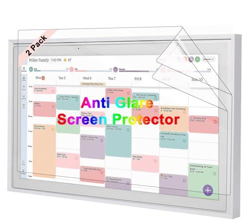 Baoshim 2 Pack Anti Glare Screen Protector Compatible with Skylight Calendar 15 inch | Calendar Anti-Glare,Clear Touch,Matte Film Skin,Anti-Scratch,Anti-Reflective