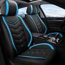 ACDY Car Seat Covers Fit for Ford F-150/F-250/F-350 2009-2026, Stylish Sport Seat Cover, Waterproof Wear-Resistant Premium Car Seat Cover，Ford F-150 Seat Covers. (2 Pcs Front/Black Blue)