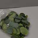 FUGZAUD 2 Pack Artificial Eucalyptus Garland Faux Silk Leaf Silver Dollar Eucalyptus Leaves Vines Handmade Garland Greenery Wedding Backdrop Indoor Outdoor Arch Wall Decoration