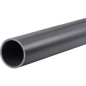 MECCANIXITY PVC Rigid Tube Round Pipe Hardware Tubing 28mm ID 32mm OD 350mm Light Grey High Impact for Water Pipe,Crafts,Cable Sleeve