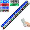 KZKR Upgraded Aquarium Light Multi-Color Remote Control 72-84 inch LED Hood Lamp for Freshwater Marine Plant Fish Tank Light Decorations