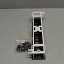 Everest Media 12-Port Keystone Patch Panel (1-Pack) - Removable 6-Port Panels - with 89D Wall Mount Bracket - Vertical/Horizontal Installation - 8 Blank Keystone Jack Inserts Included