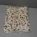 Avanova Women Ruffle Cap Sleeve Tops Boho Print Blouses Shirts Dressy Casual Beige Floral X-Large (XL)