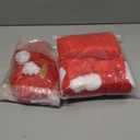 JOYIN 6 Pcs Christmas Chair Covers, Red Hat Chair Slipcovers, Santa Claus Chair Back Covers for Christmas Holiday Festival Decoration, Xmas Decorations Indoor Home Decor