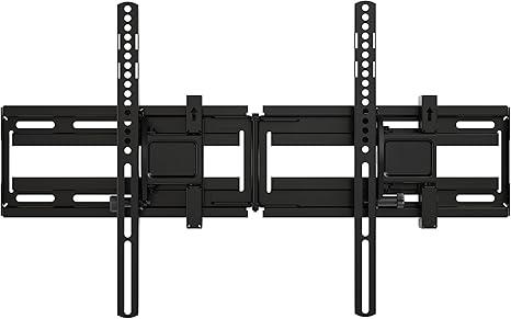 SANUS Extendable Tilting TV Wall Mount for 32”–90” TVs up to 110 lbs – 5.2” Extension for Easy Cable Access and Added Tilt, Tool-Free Tilt to Reduce Glare, Low Profile Design