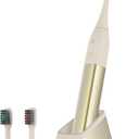 Allegro Luxury Premium Polished Metal Sonic Toothbrush M1,Ivory Gold