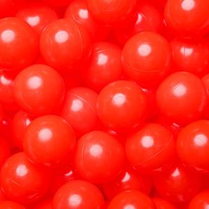 Realhaha Larger Plastic Balls for Ball Pit, Play Pin Balls for Toddlers Kid Ball Pits & Accessories for Bounce House, 2.76 inches, 50 100 pcs (Red)