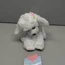 Athoinsu Realistic White Poodle Puppy Stuffed Animal Soft Adorable Hugging Puppy Dog Plush Toy Children's Day Holiday Birthday (White)