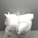 20 x 20 Outdoor Throw Pillow Inserts Set of 2 Waterproof Square Premium Decorative Couch Pillow Stuffers Form Large White Sofa Cushions Indoor