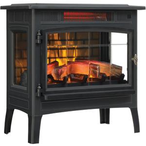 duraflame Freestanding Electric Fireplace Stove Heater with 3D Flame Effect for 1,000 Sq. Ft. Room, Black duraflame Freestanding Electric Fireplace Stove Heater with 3D Flame Effect for 1,000 Sq. Ft. Room, Black