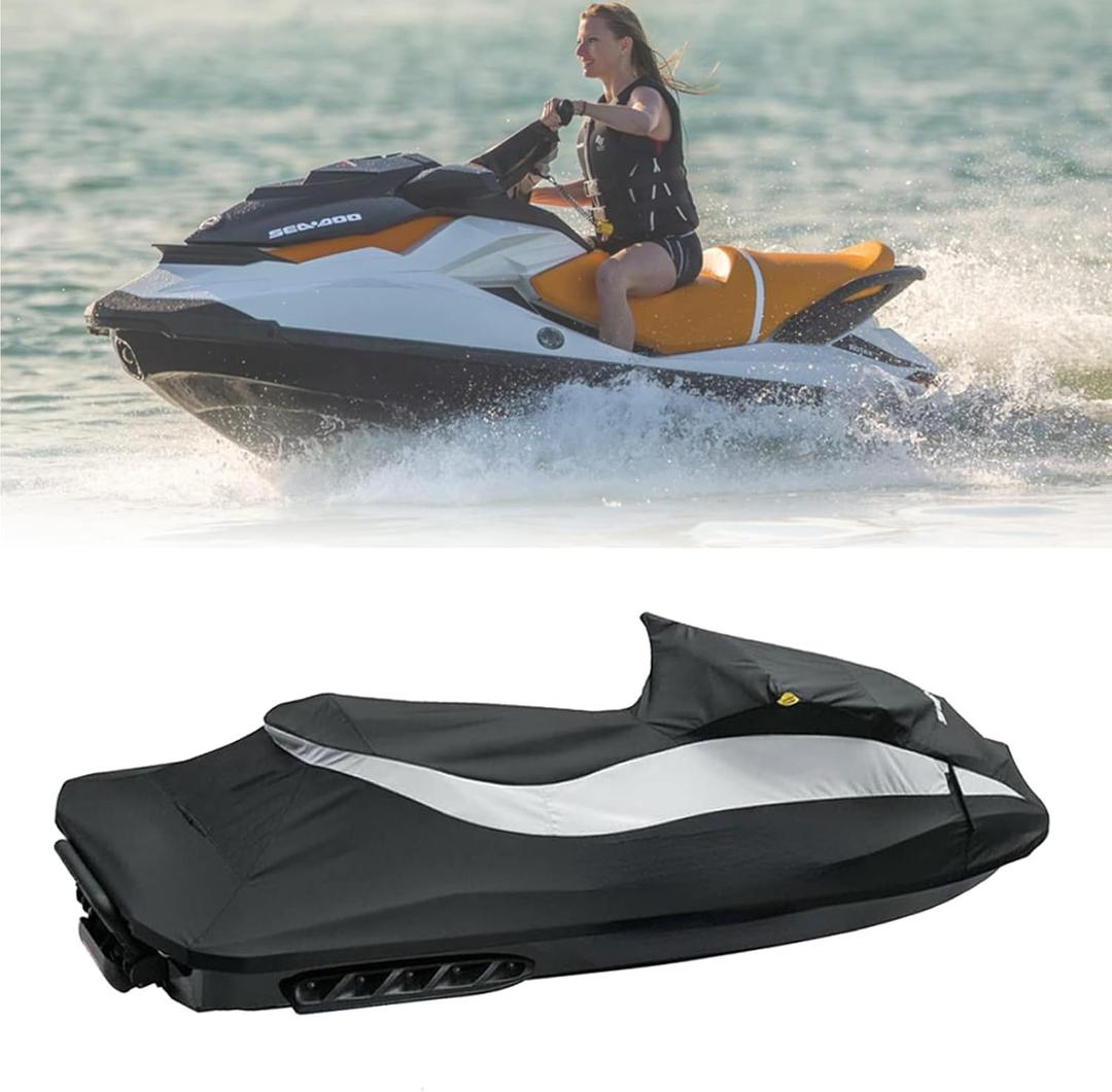 Waterproof Jet ski Trailerable Watercraft Ski Cover Fit for 2011-2019 Bombardier SEA-DOO PWC GTS, GTS Rental, GTI, GTI SE, GTI Limited Replace 295100722, 280000598, 280000508, 280000495