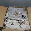 AMADA HOMEFURNISHING 6x9 Area Rugs, Blue Low-Profile Washable Rug with Non-Slip Backing & Durable Edge Binding, Vintage Rugs for Living Room, Bedroom, Dinning Room (Grey/Beige)