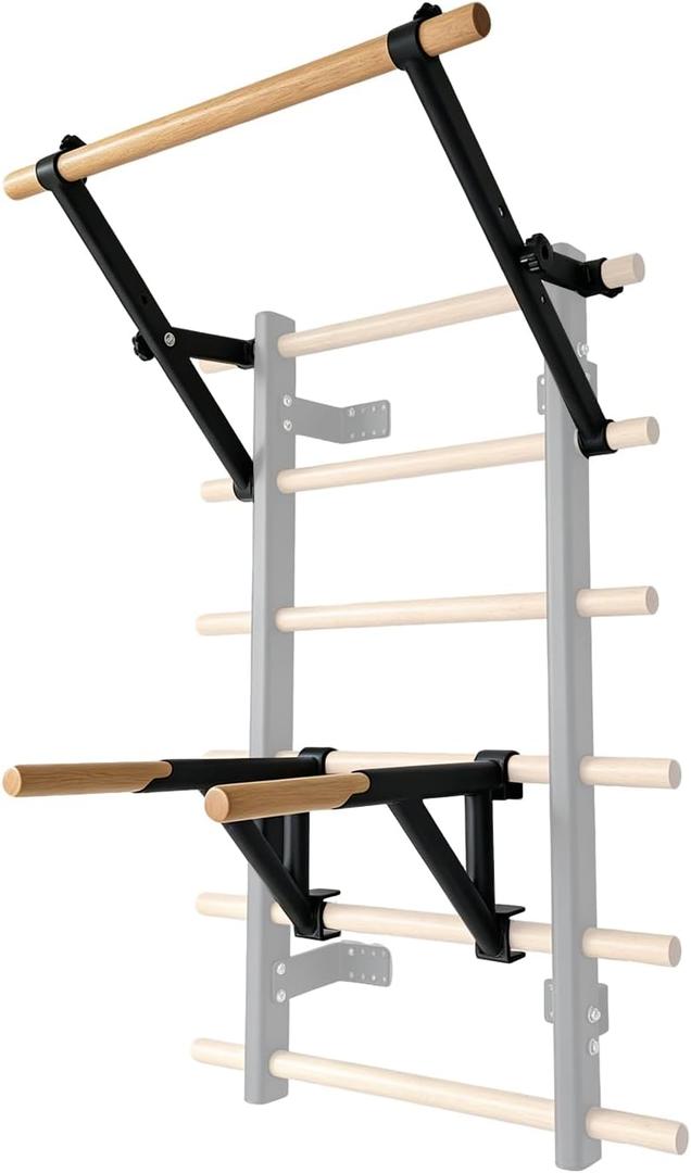 Swedish Ladder Stall Bar System, Wall‑Mounted Home Gym Fitness Equipment