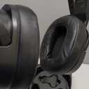 Trucker Bluetooth Headset, Wireless Headsets with Noise Cancelling Microphone, Long Battery Life Bluetooth Headphones with Detachable Earpad/Single+Dual Mode for Office/Driving/Home (Black)