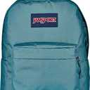 JanSport SuperBreak One Backpack - Durable, Lightweight Bag with 1 Main Compartment, Front Utility Pocket with Built-in Organizer, Premium Backpack, Emerald Pool