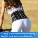 VELPEAU One-Piece Molding Lumbar Support Brace for Back Pain, Sciatica, Scoliosis, Herniated Disc - Adjustable Straps, Highly Breathable Fabric - For Men & Women - Fits 44-52″ Waist (Comfort Version, X-Large)