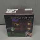 Christmas Projector Lights Outdoor, Waterproof Laser Light with Red & Green Patterns, Remote Control Holiday Projector for House Yard Garden, Outdoor Christmas Decorations (Black)