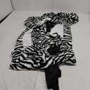 Animal Onesie for Kids Adults Halloween Costumes for Girls Boys Womens Mens Cosplay Outfit Zebra (X-Large, Black)
