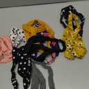 DRESHOW 10 Pack Boho Headbands for Women Girls Criss Cross Elastic Hair Band Twisted Head Wrap Floral Hair Accessories