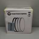 6Pack 16 Inch Led Flush Mount Ceiling Light Panel, 32W,3480LM, 3000K/4000K/6000K CCT Selectable,Ultra Thin Round White Ceiling Light Fixture for Hallway Kitchen Bedroom Home Office Bathroom