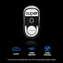 Superglide Glass Mouse Skates for Logitech G Pro X Superlight 2 - Ultra Smooth Glide, Durable Glass Mouse Feet (Type-C, White)