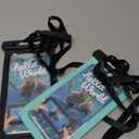 Hiearcool Waterproof Phone Pouch, IPX8 Waterproof Phone Case for iPhone 17/16/15/14 Pro Max, Cell Phone Dry Bag for Beach & Cruise Essentials, Touch Screen, Lanyard Included, 2 Pack (Fits Up to 8.9) (1 Black & 1 Green)