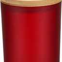 METALLIXITY 10oz Glass Candle Jars with Bamboo Lids, Matte Red
Empty Candle Containers for Candle Making DIY Home Decor Gift Crafting