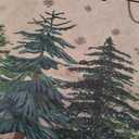 Artoid Mode Pine Trees Snowflakes Merry Christmas Doormat, Winter Home Decor Low-Profile Door Mat Floor Mat 17x47 Inch (1'5" x 3'11" (Rectangular), Green)