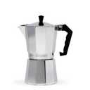 Primula Classic Stovetop Espresso and Coffee Maker, Moka Pot for Italian and Cuban Café Brewing, Greca Coffee Maker, Cafeteras, 12 Espresso Cups, Silver