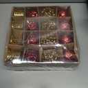 Christmas Ball Hanging decorations2.36 inch, 32 Pieces of shatterproof Christmas Tree Decoration Balls Set, Suitable for Party Floral Christmas Tree Decoration (2.36 inches 32 Balls)