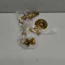 Rely+ 3 Arm Baby Candelabra Gold Glossy 8 Inch Taper Candle Holders Gothic Decorations Candlesticks Holder Home Decor Wedding Parties Centerpiece for Dining Table