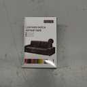 Leather Repair Patch Tape, Dark Beige 17 x 61 Inches Self Adhesive Leather Repair Kit for Furniture, Car Seat,Vinyl Leather Repair Kit for Office Chairs, Bags,Luggage