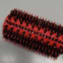 BBV Round Brush for Blow Out, Hair Brushes for Women, Boar Bristle Round Hair Brush for Curling, Styling, Volume & Shine, Red and Black (1.3 INCH)
