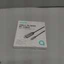 llano USB C to HDMI 2.1 Cable with 100W PD Charging, 8K@60Hz 4K@240Hz 2-in-1 Unidirectional Adapter Thunderbolt 5/4/3 Compatible, for MacBook, iPhone 17 Pro Max, Steam Deck (6.6ft (2m))