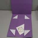 Purple Gift Box 10" x 6" x 3" with Magnetic Closure Lid Gifts Boxe for Presents,Bridesmaid Gift Boxes,Cute Box,Birthday Gift Boxs,Luxury for Gifts Packaging, Magnetic Gift Box for Wrapping Gifts (Purple)