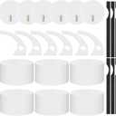 24 Pack VX101 Vacuum Filters Replacement Compatible with Shark MessMaster Portable Wet Dry Vacuum VX101 UV105 VS101 VS100 VS105 VX100, Parts # XFFKVS100, XPMFVS100
