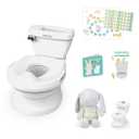 Ingenuity My Size Potty Training Toilet Kit with Sylvi Potty Training Book, Makes Learning Fun with Sticker Chart, Plush Toy, Mini Toy Potty, Full-Sized Toddler Toilet with Removable Potty Seat