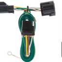 CURT 55124 Vehicle-Side Custom 4-Pin Trailer Wiring Harness, Fits Select Jeep Wrangler JK
