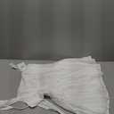 Women's Square Neck Mini Dress Sexy Backless Bow Tie Sleeveless Flare Dress Summer Short Party Dresses (A White Embroidery, Size S)