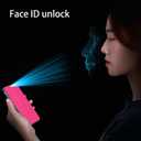 2 Piece Privacy Tempered Glass for iPhone 16 Pro 6.3 inch Anti-blue Anti-Spy Screen Protector Mirror Gradient Colorful