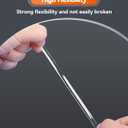 Large Mounting Putty No Trace, Museum Double Sided Tape Glue Adhesive Dots Clear Sticky Tack, Non-Toxic Picture Hanging Adhesive, 0.39 x 0.78 in (252 Pcs)