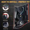 Tail Light Compatible With 2011-2020 Dodge Grand Caravan Right Passenger Side LED Taillight Rear Lamp Brake Signal Assembly with Bulb # 5182534AF CH2801199