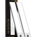 EZVALO 10inch Under Cabinet Lighting, LED Motion Sensor Light Indoor, 2400mAh USB Rechargeable Closet Lights, Dimmable & Magnetic Wireless Under Counter Lights for Kitchen, Pantry, Stairs (2 Pack)