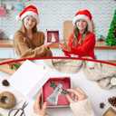 Capoda Angel Christmas Tree Ornaments Sister Angels Gifts with Sisters Are Bonded Together by Heartstrings Words and Gift Box Bag for Friend Sister Gift Holiday Christmas Tree Decorations