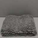 OLANLY Bathroom Rugs 30x20, Extra Soft Absorbent Chenille Bath Rugs, Rubber Backing Quick Dry, Machine Washable Bath Mats for Bathroom Floor, Tub and Shower, Home Decor Accessories, Grey